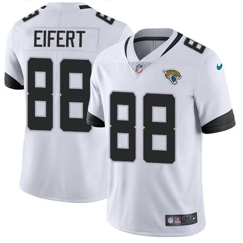 Men Nike Jacksonville Jaguars #88 Tyler Eifert White  Stitched NFL Vapor Untouchable Limited Jersey->jacksonville jaguars->NFL Jersey